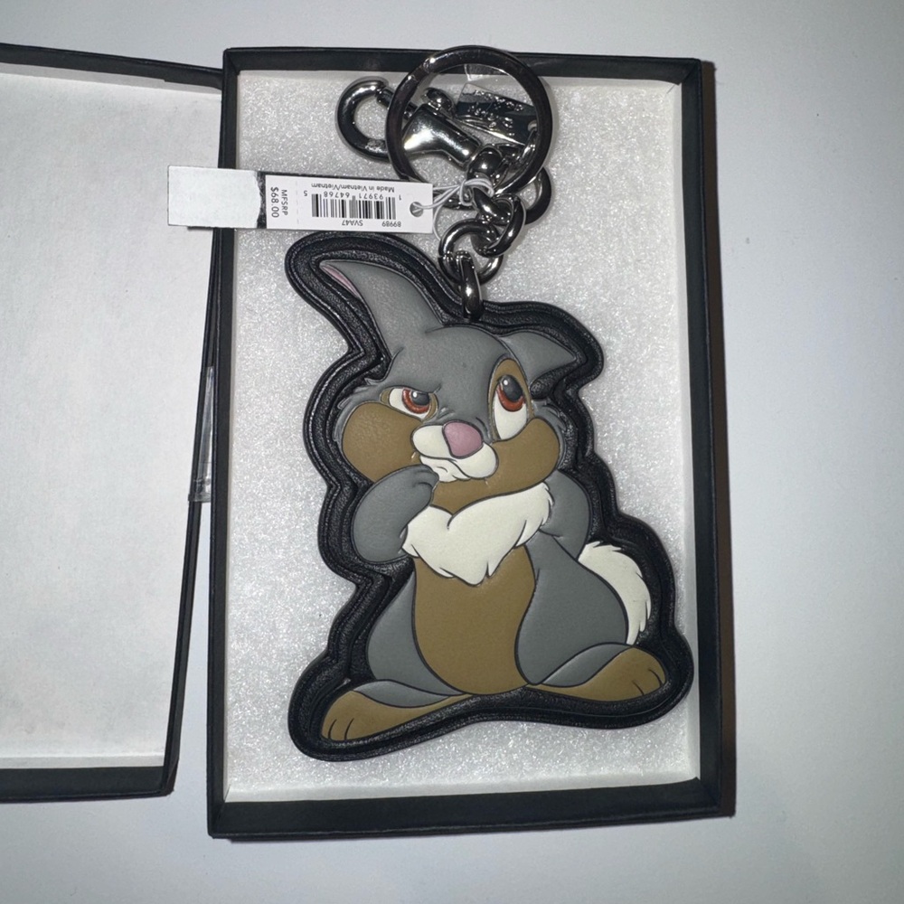 Disney x Coach Women's Thumper Bag Charm - Picture 2 of 3